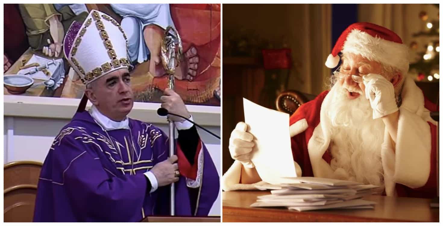 Italian bishop is forced to apologise after telling children Santa is not real