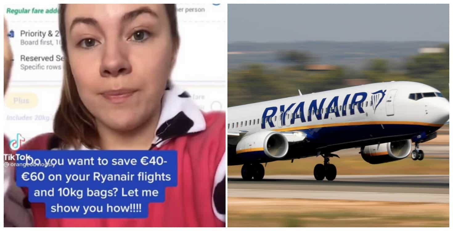 Irish TikTok user shares ‘secret’ trick to getting Ryanair flights cheaper