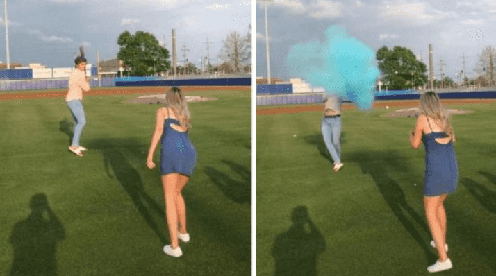 The internet calls this dad’s reaction to viral TikTok gender reveal a ‘big red flag