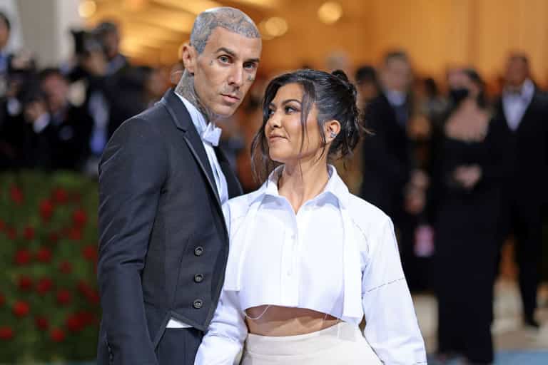 Kim Kardashian reacts to Kourtney’s pregnancy news after sisters fall out