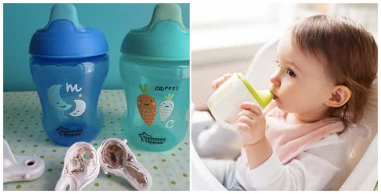 Did you know mould could be lurking inside your child’s sippy cup? Here’s how to check Did you know mould could be lurking inside your child’s sippy cup? Here’s how to check