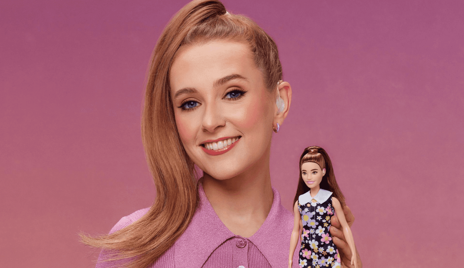 Rose Ayling-Ellis unveils the first Barbie doll with hearing aids