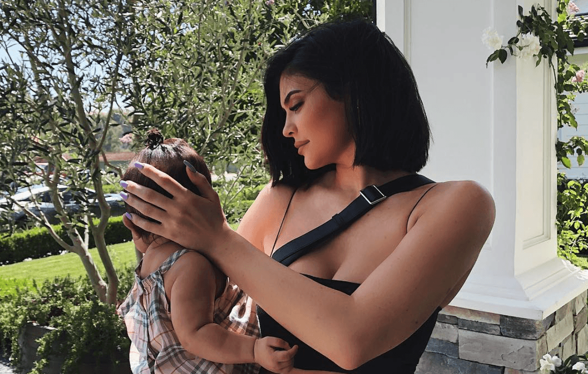 Kylie Jenner says having the baby blues is “really hard”