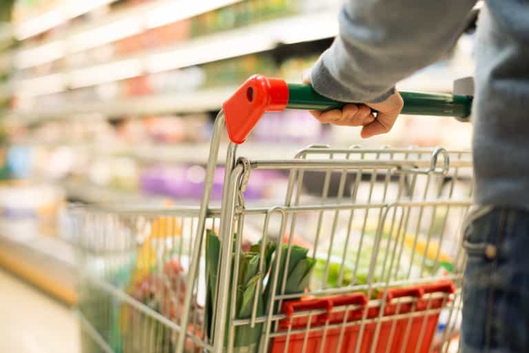 The extra section on shopping trolleys actually has a function