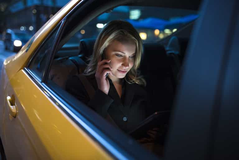Women on TikTok are sharing ways they ensure they are always safe in a taxi