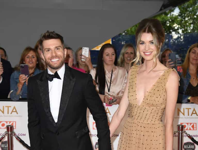Joel Dommett and his wife Hannah are expecting their first child together