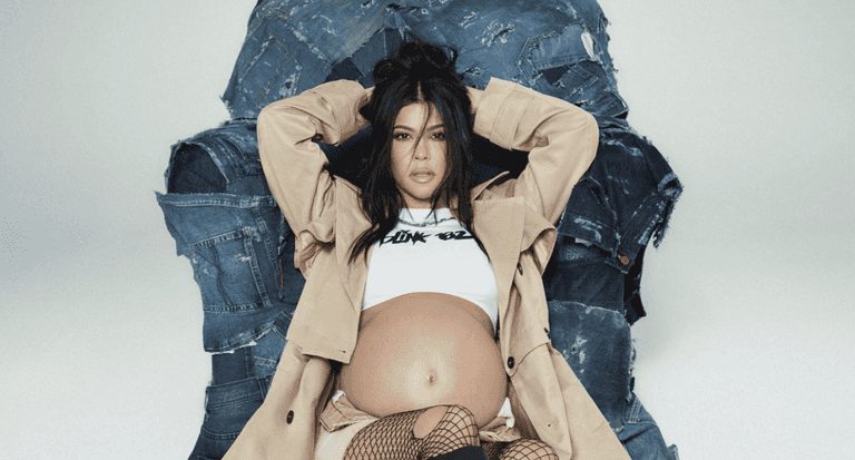 Kourtney Kardashian responds to criticism about being pregnant at 44
