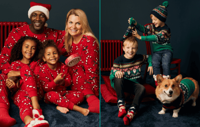 Dunnes Stores is selling matching family pyjamas and jumpers for Christmas