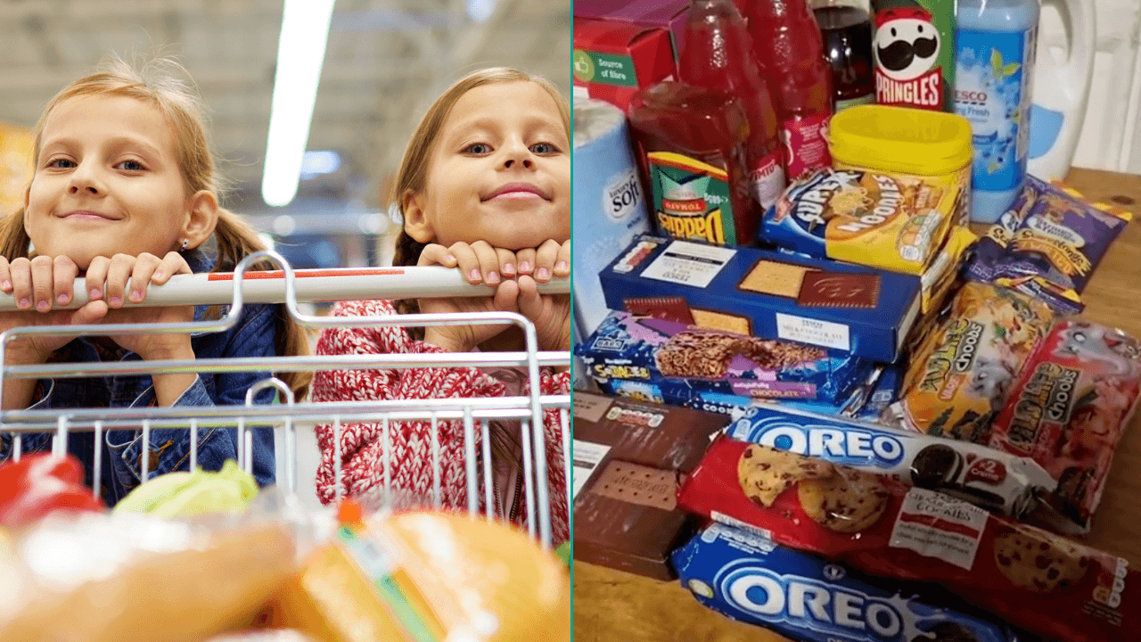 One mum let her kids do the food shop with hilarious results