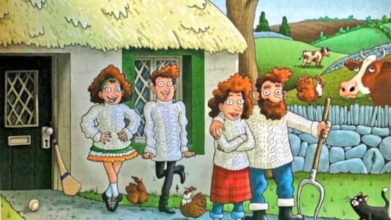 Irish schoolbook publisher apologises for ‘discriminatory’ depiction of Irish family