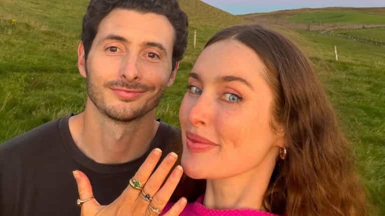 Roz Purcell reveals she just got married and her dress is to die for