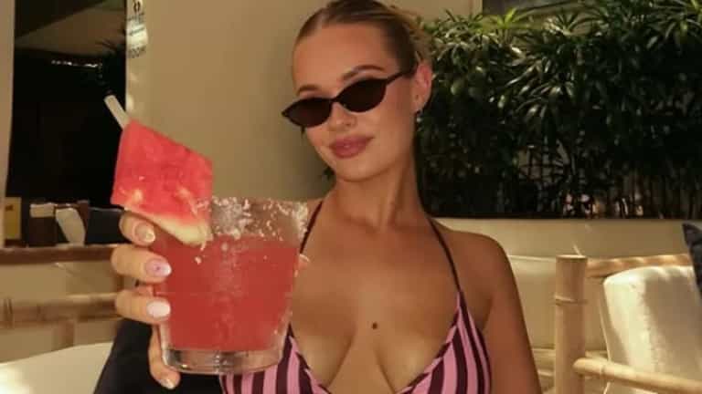 Australian influencer slammed for leaving baby unattended on holiday