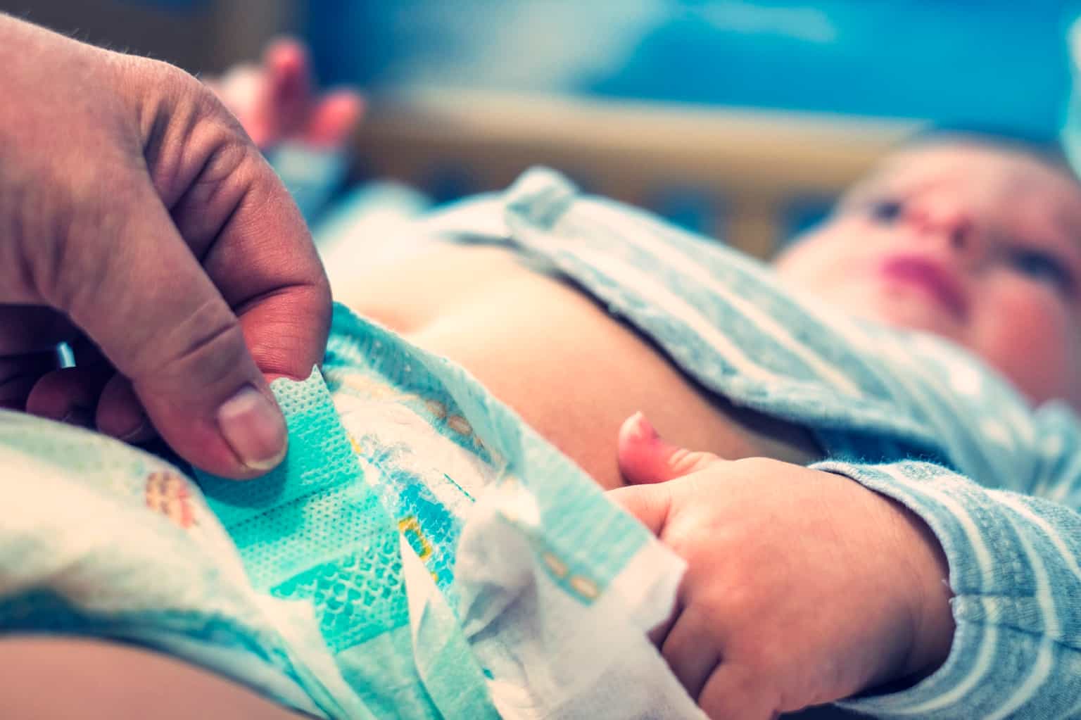 There are mittens designed specifically for cleaning up nappy explosions