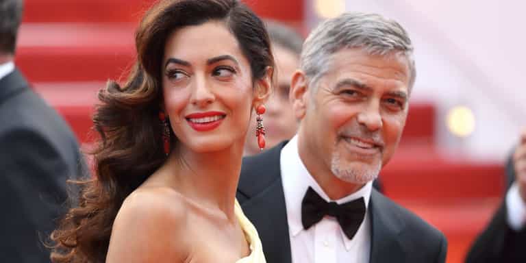 George and Amal Clooney spotted with their twins for the first time George and Amal Clooney spotted with their twins for the first time