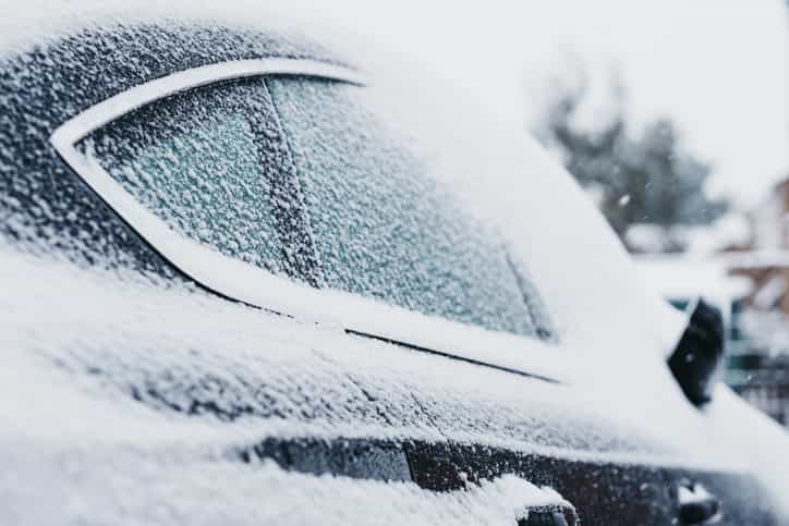 A snow-ice warning is in place for the entire country until later today