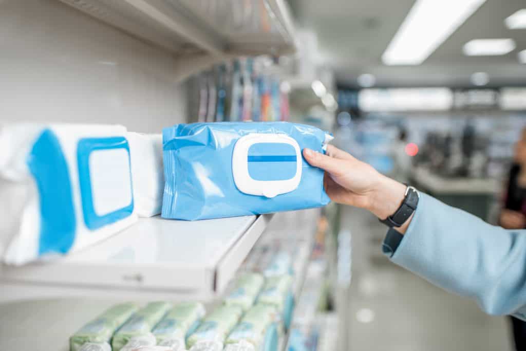 Scientists have identified a link between the use of baby wipes and food allergies in kids