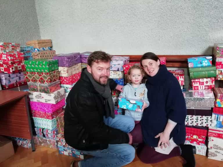 Couple who met volunteering with Team Hope talk about how it’s become their family tradition
