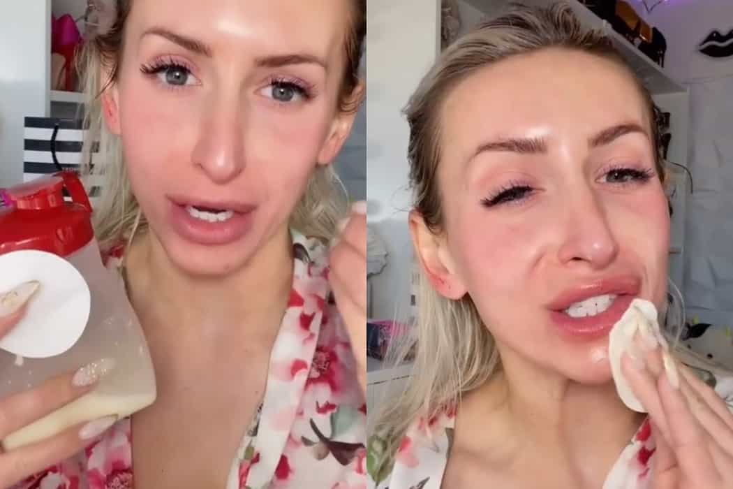 This woman uses her best friend’s breast milk as a face mask