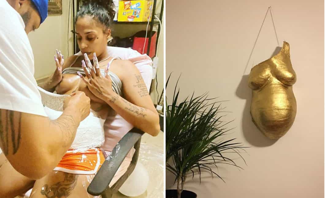 Belly cast: The new pregnancy trend expectant-mums love