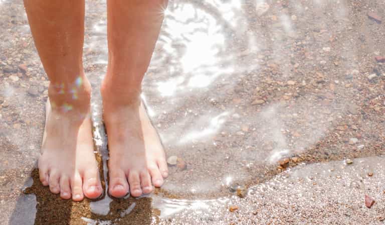 Child near misses upturned needle on beach following rejection of drug injection centre plan