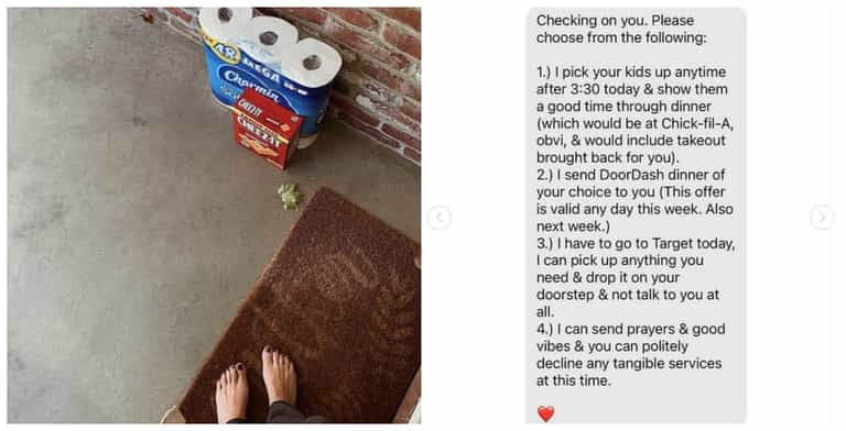 Supporting a friend suffering a miscarriage can be this beautifully simple