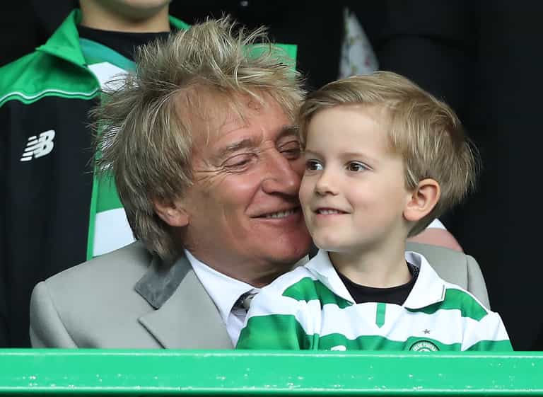 Rod Stewart’s 11 year old son rushed to hospital after collapsing at football match