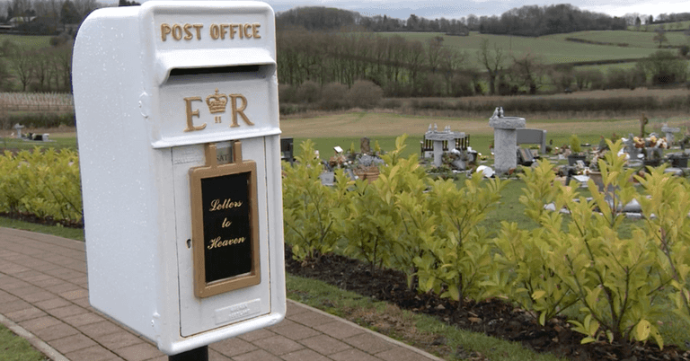 Young girl’s ‘postbox to heaven’ installed at local crematorium Young girl’s ‘postbox to heaven’ installed at local crematorium