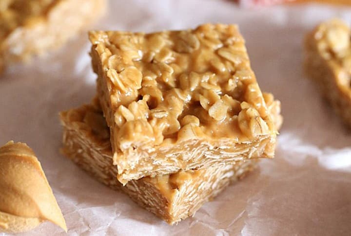 The 3-ingredient, no-bake, no-brainer peanut butter bars The 3-ingredient, no-bake, no-brainer peanut butter bars