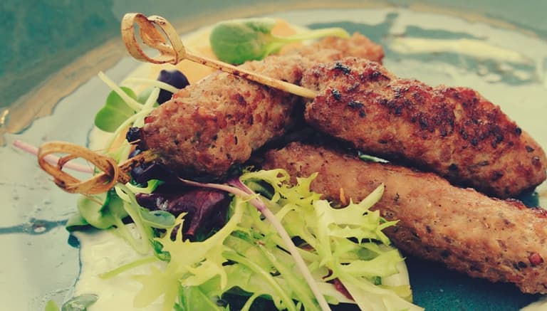These gluten-free lamb skewers cure midweek munchies These gluten-free lamb skewers cure midweek munchies