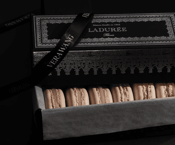 Vera Wang has collaborated with Ladurée to create an incredible wedding cake