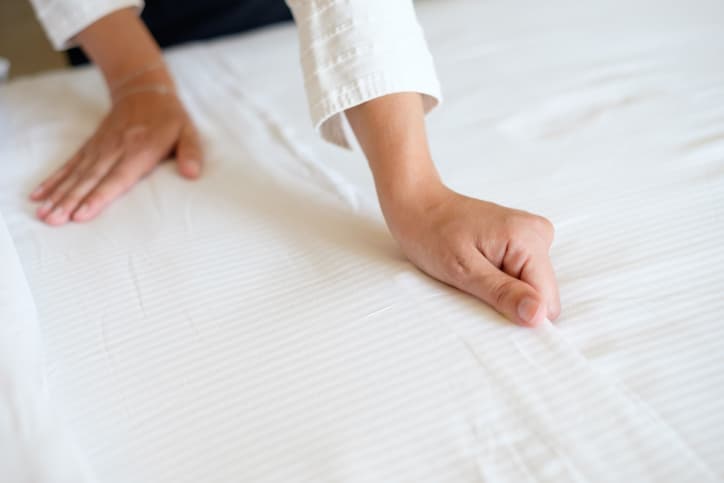 We’ve found a hack that will make dressing the bed so much easier We’ve found a hack that will make dressing the bed so much easier