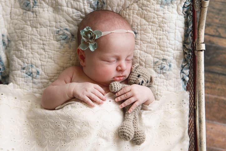 These baby girl names were used only five times last year