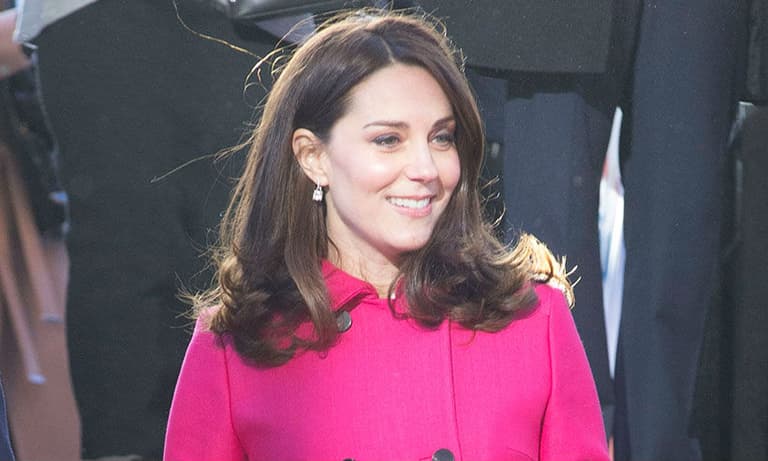Kate Middleton wore a gorgeous dress while out in the snow in London Kate Middleton wore a gorgeous dress while out in the snow in London