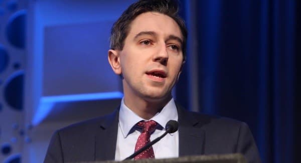 Simon Harris says his family were ‘very frightened’ at protesters gathering at their home Simon Harris says his family were ‘very frightened’ at protesters gathering at their home