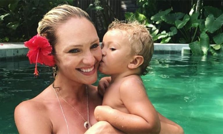 VS model Candice Swanepoel hits back at people criticising her post-baby body