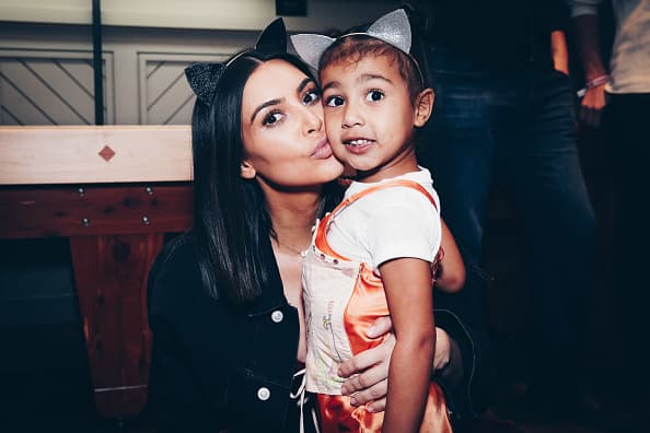Kim Kardashian slated online for allowing her 5-year-old daughter to wear lipstick