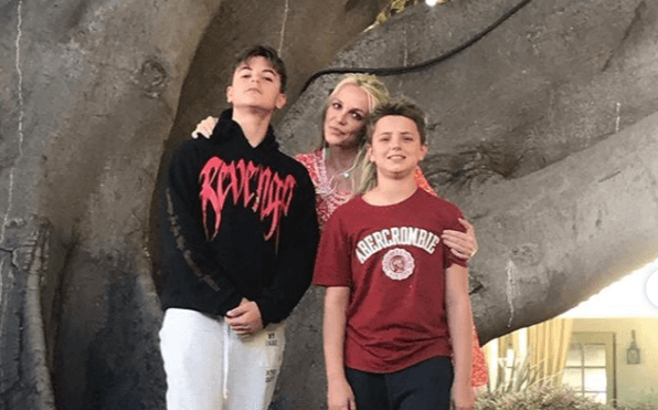Britney Spears’ sons have been granted a restraining order from her father