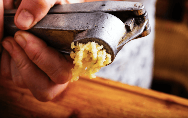 The garlic press hack you need to know about if you are about to wean your baby The garlic press hack you need to know about if you are about to wean your baby