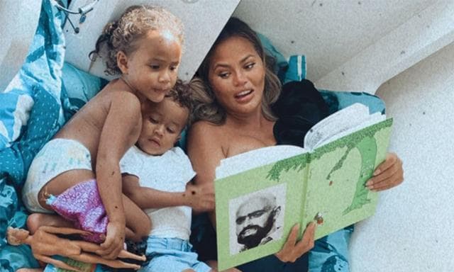 Yikes – Chrissy Teigen just shared an image of what her pregnancy cravings have done to her