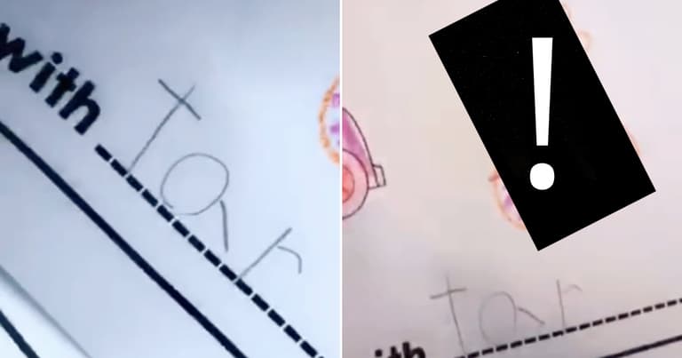 Mam shares daughter’s explicit-looking drawing of guitar