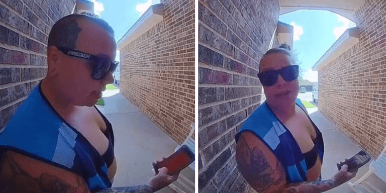 Amazon driver alerts woman to ‘unsafe’ house number problem in viral TikTok