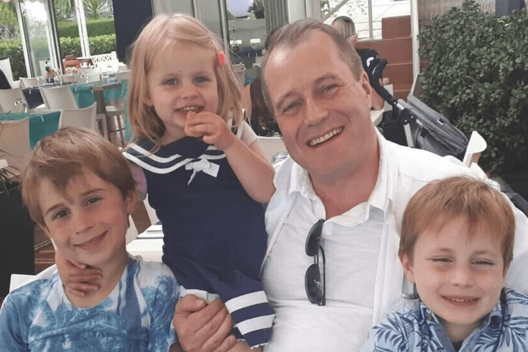 Andrew McGinley promises to reclaim Christmas for his late children
