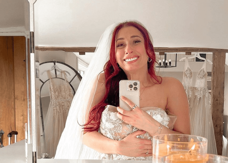 Stacey Solomon admits she was self-conscious about not being a “young, virgin bride” Stacey Solomon admits she was self-conscious about not being a “young, virgin bride”