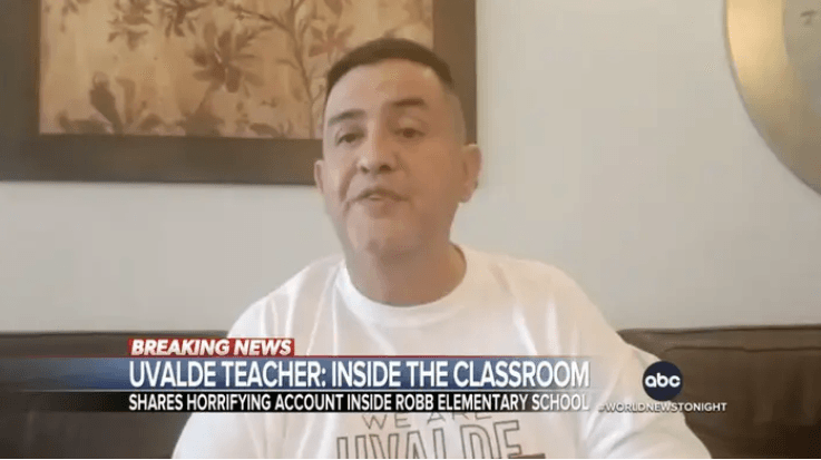 Teacher shot protecting children in Texas shooting calls police cowards
