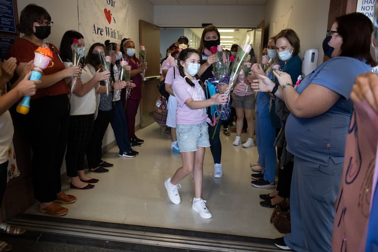 10-year-old Uvalde shooting survivor finally leaves hospital after two months 10-year-old Uvalde shooting survivor finally leaves hospital after two months