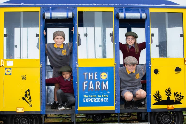 The Lidl Farm has opened for free school tours