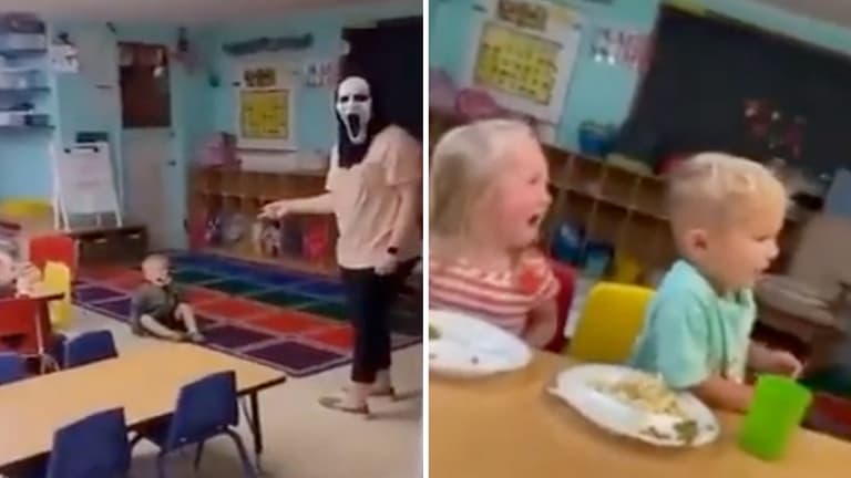 Nursery workers charged with child abuse after scaring kids with Halloween masks
