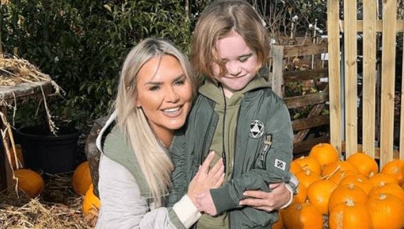 Erin McGregor speaks out after spending tough night in hospital with son Harry