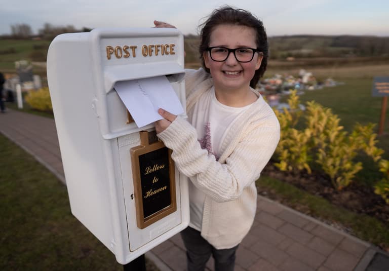 Young girl’s ‘postboxes to heaven’ to be installed in more cemeteries Young girl’s ‘postboxes to heaven’ to be installed in more cemeteries