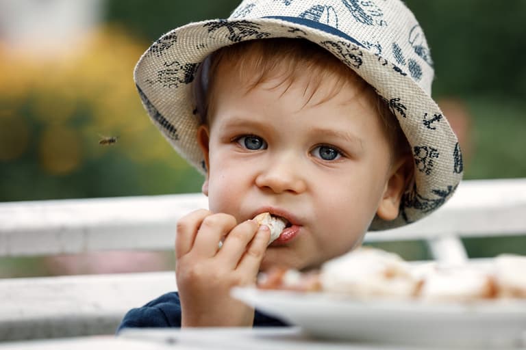 Four ways to keep wasps at bay and what to do if your little one gets stung